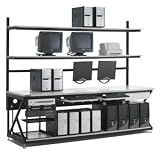 Kendall Howard 96" Performance LAN Work Bench with Full Bottom Shelf