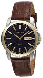 Seiko Men's SGGA08 Brown Leather Watch