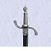medieval english dagger replica with gothic scabbard s