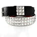 Classic Pyramid Studded Leather Belt