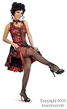 Sexy Saloon Girl Dancer Costume (Sz: Medium 10-14)