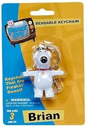 Family Guy Brian Bendable Keychain