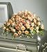 Flowers - Rose Casket Cover Spray - Peach