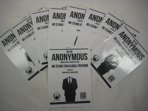 masks guy fawkes Discount 10 Anonymous Global Freedom stickers x 10 Guy Fawkes Anon mask