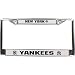 New York Yankees Chrome License Plate Holder