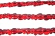 7 Inch Strand, Red Glass Bead Mix