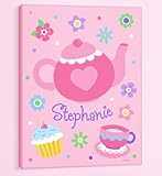 Olive Kids - Tea Party Personalized Canvas Art