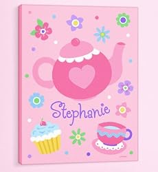 Olive Kids - Tea Party Personalized Canvas Art