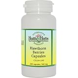 Alternative Health & Herbs Remedies Hawthorn Berries V- Capsules, 240-Count Bottle