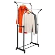 Honey-Can-Do Flared Double Garment Rack