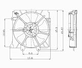 Tyc 600030 Radiator Fan Assembly