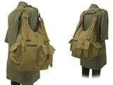 【SALE】変わり織りコットン H型 リュック KH/カーキ(JE-05KH)