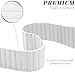 BRG Apple Watch Series 1 Series 2 Band 42mm Leather Loop with Adjustable Magnetic Closure iWatch Band Replacement Bracelet Strap for Apple Watch Sport and Edition 42mm Medium - White