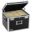 Vaultz Locking Chest, Letter/Legal, 17-1/2 x 14 x 12-1/2 Inches, Black (VZ01008)