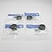 OEM GE Dishwasher Lower Rack Roller Wheel WD12X10136 (4-Pack)