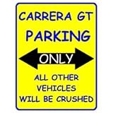 Produkt-Bild: F1929 CARRERA GT PARKING ONLY K&uuml;hlschrank-Magnet im witzigen Stil