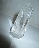Genuine Quartz Crystal Obelisk Tower Jumbo 8 Facet Approx. Aura Rock Crystal Natural Polished Earth Spirit Balance Point Gemstone Spiritual Chakra Balancing Psychic Gift Therapy Massage Healing Vibration Wand Grounding Nurturing Reiki Energy Positive Wish Intuition Protection Table Display Generator Life Temple Paperweight Prism