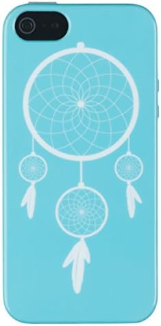 iPhone 5 / 5S Case, DandyCase PERFECT PATTERN *No Chip/No Peel* Flexible Slim Case Cover for Apple iPhone 5 / 5S - LIFETIME WARRANTY [Turquoise Dream Catcher]