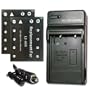 Charger + 2 Battery for Olympus LI-40C LI40C FE-280 FE-290 FE-300 FE-320 FE-340 FE-350 FE-360 FE-5500 + car plug