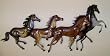 Horse Pony Metal Wall Art Rider Ranch Decoration