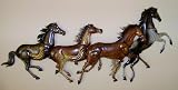 Horse Pony Metal Wall Art Rider Ranch Decoration