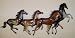 Horse Pony Metal Wall Art Rider Ranch Decoration