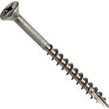 Buy #8 x 3'' Recex Square-Phillips Combination Recess Screw, 100 pk., Zinc by Recex