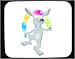 Mouse Pad with cartoon, rabbit, juggling, animal, juggler, bunny Image