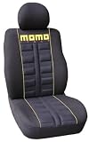 Front Low Back Car Truck SUV Bucket Seat Cover – MOMO Italy Style #9 Black/Yellow
