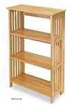 Winsome 82427 Beech Beechwood SHELF 4-TIER FOLDABLE NATURAL
