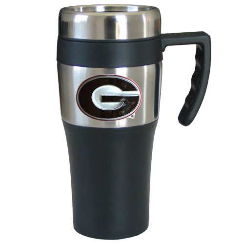NCAA Georgia Bulldogs Logo Travel Mug
