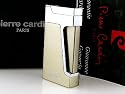 G-21 Pierre Cardin Luxus Feuerzeug TITAN / SILBER