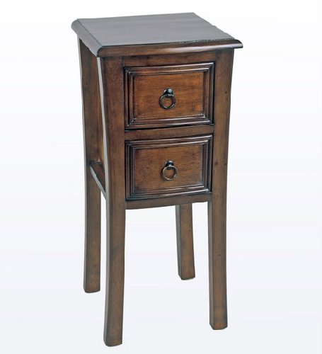 Privilege 24024 2 Drawer Phone Stand - Brown