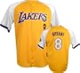 Kobe Bryant Majestic Mo' Heat Baseball Los Angeles Lakers Jersey