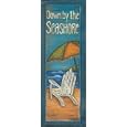 Down By The Seashore Art Print Poster By Kim Lewis, 6 " x 17 "