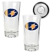 Golden State Warriors NBA 2pc Pint Ale Glass Set with Basketball Bottom - Oval Logo