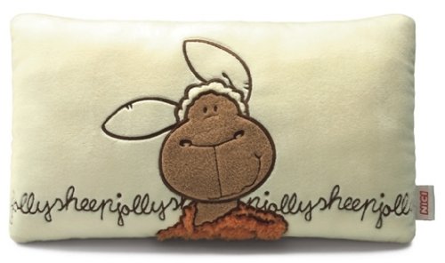 Nici 27826 - Kissen Schaf 43 x 25 cm offhwite