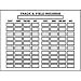 Track & Field Record Wall Chart - One Pair