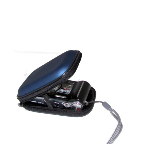 Blue Waterproof Camera Case for PANASONIC LUMIX DMC-TZ10 TZ8 TZ7 TZ6 TZ65,DMC-ZS1,DMC-ZS3 Digital Camera(Brand New)
