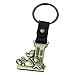 Mickey Mouse Letter L Brass Key Chain