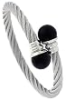 Solid Surgical Steel Cable Bracelet