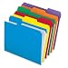 Pendaflex R15213ASST Pendaflex 2-Ply, Reinforced, File Folders, 1/3 Cut, Top Tab, Ltr, Assrt, 100/Bx