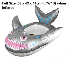 Kids Inflatable Swim Seat Float Ring - Fish by