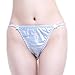 Paradise Silk Women's Silk String Bikini 3 Pairs in One Economic Pack Size Large