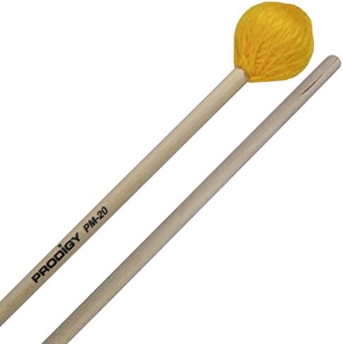 Prodigy Hard Yarn Marimba Mallets with Birch Handles