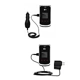 Essential Kit for the LG KG810 - includes Car and Wall Charger with Rapid Charge Technology - Gomadic Brand w/ TipExchange Technology