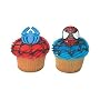 Spiderman Cupcake Rings