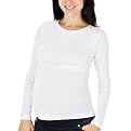 Liz Lange&reg; Essential Layering Long Sleeve Tee - White