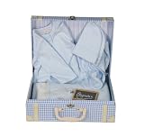 Child to Cherish Organic Set with Suitcase in Blue