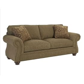 Broyhill 508X / 2718-27H / 2881-27M Laramie Queen Sleeper Sofa in Olive